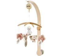 Nattou Telefono con Carillon, Dolce Ninna Nanna "La-Le-Lu", Poliestere/Legno, FanFan, Beige