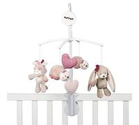 Nattou Giostrina musicale, Nina, Jade e Lili, Melodia "La-Le-Lu", 37 x 31 x 9 cm, Beige/Rosa/Bianco, 987240