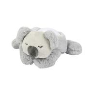 Nattou LED luce notturna koala, proiettore cielo stellato, 3 colori LED, 5 suoni e canzoni, peluche/poliestere, 26 cm, grigio