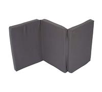 Nattou Materasso spesso pieghevole per lettino da viaggio, spessore 5 cm, con custodia per il trasporto, 120 x 60 x 5 cm, grigio