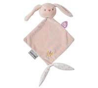 Nattou Mini Panno per le Coccole in Poliestere, Pomme il Coniglietto, Compagno dalla Nascita, Ca. 28 cm, Alice e Pomme, Rosa Antico