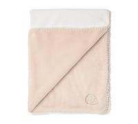 Nattou Morbida Copertina per Bambini, Cotone e Velour, Riccio Zoe, 75 x 100 cm, Mila, Zoe e Lana, Beige