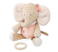 Nattou Musical Cuddly Elephant FLO, OLI, ERNEST, 24 cm, Oli Pink