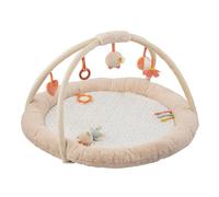 Nattou Palestrina con Arco di Gioco e Molte Attività, Riccio Zoe e Gatto Lana, Cotone e Poliestere, Ca. 90 cm, Mila, Zoe e Lana, Beige