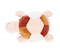 Nattou Peluche-attività in Poliestere, Peluche a Forma di Tartaruga con Sonaglio, Squittio e Altro, Ca. 20 cm, Lapidou, Rosa
