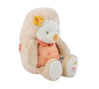 Nattou Peluche in Cotone e Velour, Riccio Zoe, Compagno dalla Nascita, Ca. 32 cm, Mila, Zoe e Lana, Beige