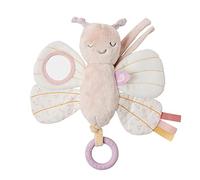 Nattou Peluche Interattivo a Forma di Farfalla, In Poliestere, Con Diverse Attività, Ca. 30 cm, Alice e Pomme, Rosa Antico