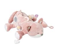 Nattou Peluche Interattivo Alice la Volpe, In Poliestere, Con Diverse Attività, Ca. 60 cm, Alice e Pomme, Rosa