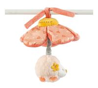 Nattou Peluche da Appendere, Poliestere, Con Attività e Vibrazione, Riccio Zoe, Collezione Mila, Zoe e Lana, Multicolore