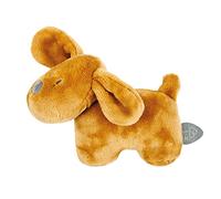 Nattou Peluche Sonaglio, Charlie il Cagnolino, Utilizzo a Casa o in Viaggio, Jacquard, Ca. 17 cm, Vegano, Cotone/Poliestere, Caramello