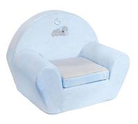 Nattou Poltrona per bambini, colore: blu - Sam e Toby