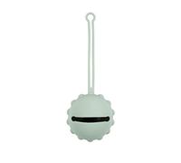 Nattou Portaciuccio in Silicone, Pratica Custodia per Tutti i Modelli di Ciuccio, Senza BPA, Circa 21 cm, Silicone, Verde