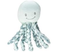 Nattou Pupazzetto carillon Polpo, Ninna-nanna "La-Le-Lu", Per neonati e bimbi prematuri, 28 cm, Lapidou, Turchese/Verde menta