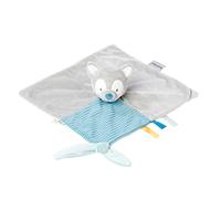 Nattou- Pupazzetto Fazzoletto Tiloo Il Lupo, Compagno dalla Nascita, 27 x 27 cm, Grande, 498128