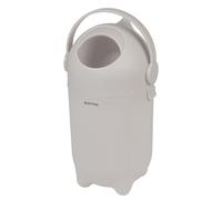Nattou Secchio per Pannolini, Anti odore, Facile da Aprire con una Sola Mano, 27 cm, Cura, Polipropilene/ABS, Beige