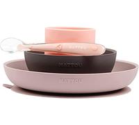 NATTOU Tableware Set of 4 Pieces set posate per bambini Pink / Purple 4 pz