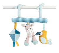 Nattou Time-and-Tiloo - Set di giocattoli da appendere con sonaglio, 23 x 24 x 7 cm, colore: Blu