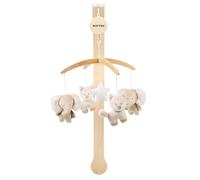 Nattou Mobile musicale in legno Flo, Oli e Ernest 50 cm Flo Beige