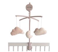 Nattou Wooden Musical Mobile Moon Cloud TEDDY, 65 cm, Teddy Beige Ecru