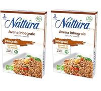 NATTURA Avena Integrale Parboiled Bio, Avena Pronta in 10 Minuti, per Preparazione di Primi Piatti, Insalate e Contorni, Prodotto Vegano Ricco di Fibre, Confezione da 800 gr