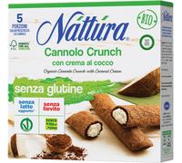 nattura cannolo crunch con crema al cocco bio 5 pezzi da 25 g