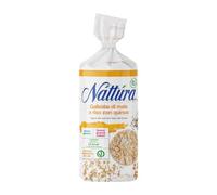 NATTURA Gallette Bio a Base di Mais, Riso e Quinoa, 130 g | Delizioso Snack Senza Glutine e a Basso Contenuto di Grassi Saturi, Ricche di Fibre, Prodotto Vegano, 22 Kcal per Galletta
