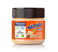 NATTURA - Peanut Butter&White Choco, Crema Spalmabile, Protein Sport, 225g