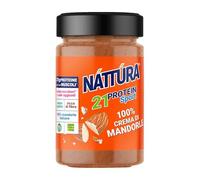 NATTURA PROTEIN SPORT Crema 100% Mandorle, Crema Spalmabile Proteica Senza Zuccheri Aggiunti, Crema Proteica Senza Glutine, 100% Naturale, 21% di Proteine, 180g