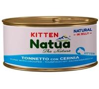 Natua Cat Natural Classic Jelly Kitten Tonnetto con Cernia Lattina 85g