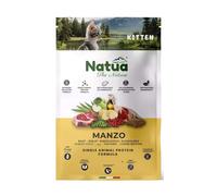 Natua gatto kitten manzo 350 gr 1,5 kg crocchette gattini gatte in gravidanza