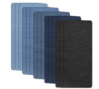 NATUCE 15 Pezzi Toppe Termoadesive, Grande Toppe Jeans 28×12.5cm, Toppe di Riparazione in Tessuto, Kit per Riparazione e Decorazione Fai da Te Fai per Jeans Giacche Vestiti