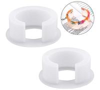 NATUCE 2PCS Stampo per Braccialetto, Stampo in Resina, Stampo Silicone Resina Gioielli, Ciondoli Strumenti Fai da Te, Stampi per Resina, per Collana Pendente Braccialetto Creazione di Ciondoli