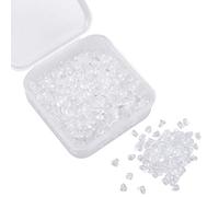 NATUCE 500PCS Universale Chiusure per Orecchini, Chiusure Trasparenti per Orecchini, Orecchini Backs Support, Chiusure per Orecchini Ferma Orecchini Proiettile per Orecchini a Bottone
