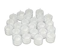 Natudeco 24pcs LED senza fiamma Luce falsa Falsa Simulazione di candele Simulazione Romantico Atmosfera a batteria Affermata Luci da tè per il matrimonio per le vacanze domestiche