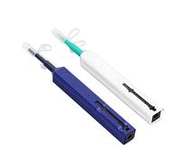 Natudeco 2pcs Penne di pulizia a fibra ottica, enna per pulizia ottica da 2,5 mm per SC/FC/ST, LC/MU 1,25 mm Strumenti per la pulizia della fibra con un clic per Oltre 800 Pulizie Per Ogni Unità