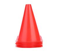 Natudeco 6 Pezzi Coni Stradali 18cm, Coni Calcio, Coni di Marcatori, Coni di Segnalazione, Coni da Allenamento, Cappelli per Sport, Calcio, Bambini, Equitazione e Allenamento per Cani