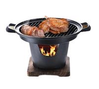 Natudeco Griglia da tavolo portatile senza fumo BBQ Grill Attrezzi per Barbecue Leggeri Antiaderenti per una persona Indoor Barbecue Outdoor Picnic