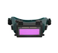 Natudeco Maschera per gli occhi auto oscurante solare Occhiali per saldatura Saldatore Occhiali protettivi per gli occhi Strumento di protezione del lavoro(Verde scuro)