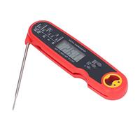 Natudeco Meat Thermometers, Instant Read Food Thermometer Digital Meat Thermometer Probe Quick Temperature Measurement for Grill Cooking (Red)