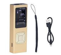 Natudeco Nastro di misurazione digitale da 100 m, IP54, portatile, con unità di misura M/in/Ft, LCD ad alto contrasto e misurazione di distanza/area/volume/pitagorica.