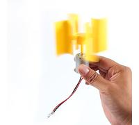 Natudeco Piccolo generatore Eolico Verticale Modello educativo Modello Eolico Modello di energia per energia motoria lele Kit generatore di elettricità