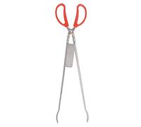 Natudeco Pinze per Granchi Pinze per Pesci in Acciaio Inossidabile Clip Multifunzione Antiscivolo Pinze per Pesci Lunghi Manici in Plastica Lunghezza 51 cm Design della Punta della (Bocca Curva)