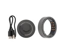 Natudeco Smart Rings Fitness Tracking Tracker Step Counter Sonno Monitoraggio della qualità del Sonno Anelli Multifunzionali Wireless Sports Tracker (ID 19mm / 0.75in)