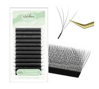 Natuhana Extension Ciglia W Forma 3D 4D 5D 6D 7D 8D 0.07 C D L LU Curl 8-15mm Classico Ciglia Ciuffetti Naturali Premade Fan Eyelash Extensions Volume Russo Professionale