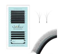 Natuhana Extension Ciglia W Forma 3D 4D 5D 6D 7D 8D 0.07 C D L LU Curl 8-15mm Classico Ciglia Ciuffetti Naturali Premade Fan Eyelash Extensions Volume Russo Professionale
