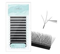 Natuhana Extension Ciglia W Forma 3D 4D 5D 6D 7D 8D 0.07 C D L LU Curl 8-15mm Classico Ciglia Ciuffetti Naturali Premade Fan Eyelash Extensions Volume Russo Professionale