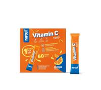 Natui Vitamin C 1000mg - Integratore Vitamina C Pura ad Alto Assorbimento e Acid
