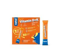 Natui Vitamin D+K - Integratore Vitamina D3 2000 UI Alto Dosaggio e K2 ad Alto A