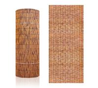 Natur Bamboo Roll 50-170 cm - Parasole per esterni, recinzione in canna traspirante per giardino, terrazza, balcone e galleria - ecologico, durevole, facile installazione