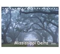 Natur Paradies Mississippi Delta (Tischkalender 2026 DIN A5 quer), CALVENDO Monatskalender: Entdecken Sie die Schönheit der Natur: Unser Wandkalender ... Landschaftsfotos von Zypressen und Sümpfen.